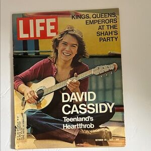 LIFE Magazine David Cassidy Cover - Red Accent